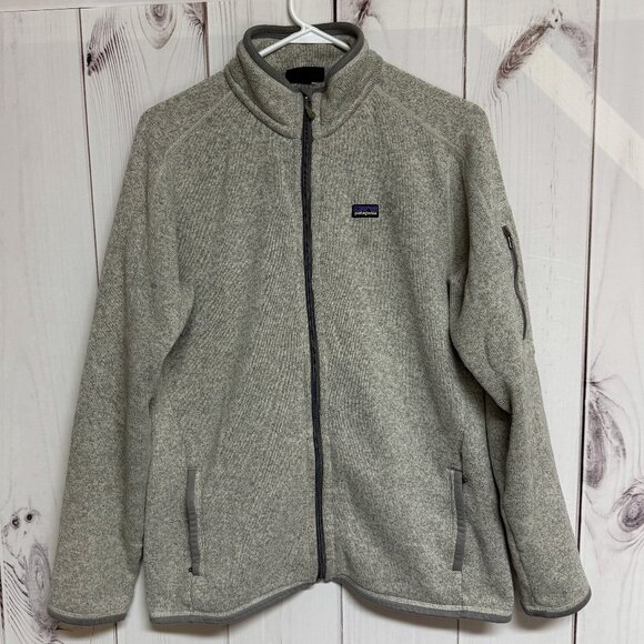 Patagonia Better Sweater® Full-Zip Men’s Large (Est.) Birch White GUC - Picture 1 of 9